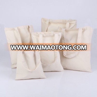 10A Canvas Material Multisizes Plain White Canvas Bag