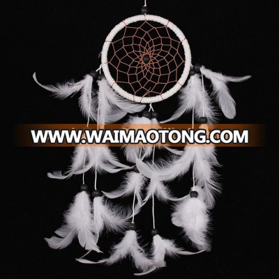 11cm White Feather Dream Catcher. Indian Dream Catcher for Sale