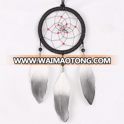 10cm Home Decoration Wholesale Goose Feather Dream Catcher Decoration